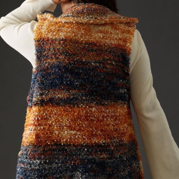 HP!✨Pilcro Anthropologie Spacedye Sweater Vest - Picture 4 of 11